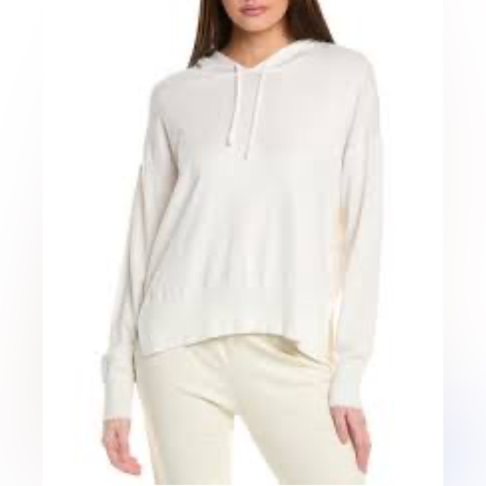 Splendid Ellen Women's Cream Hoodie Sweater Top size L